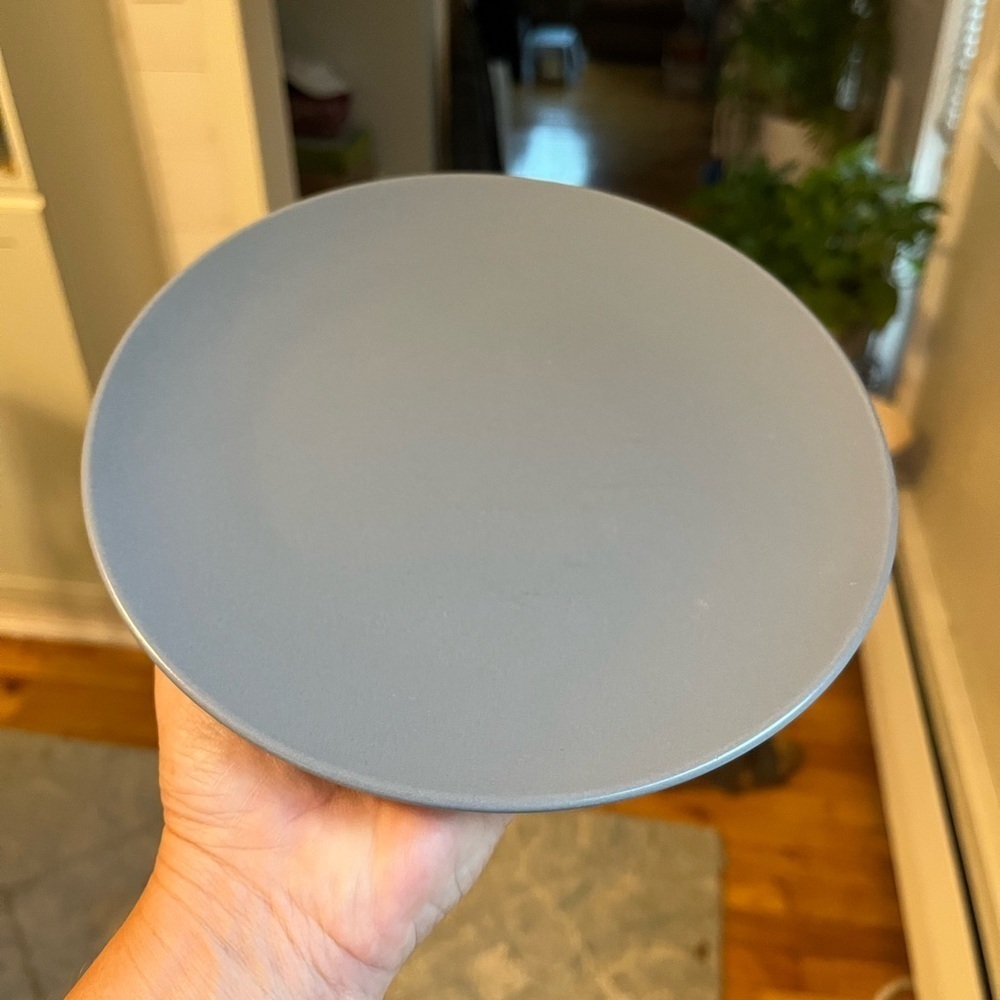 IKEA Slate Gray Salad 8” Plates Set of 4 - Picture 3 of 10